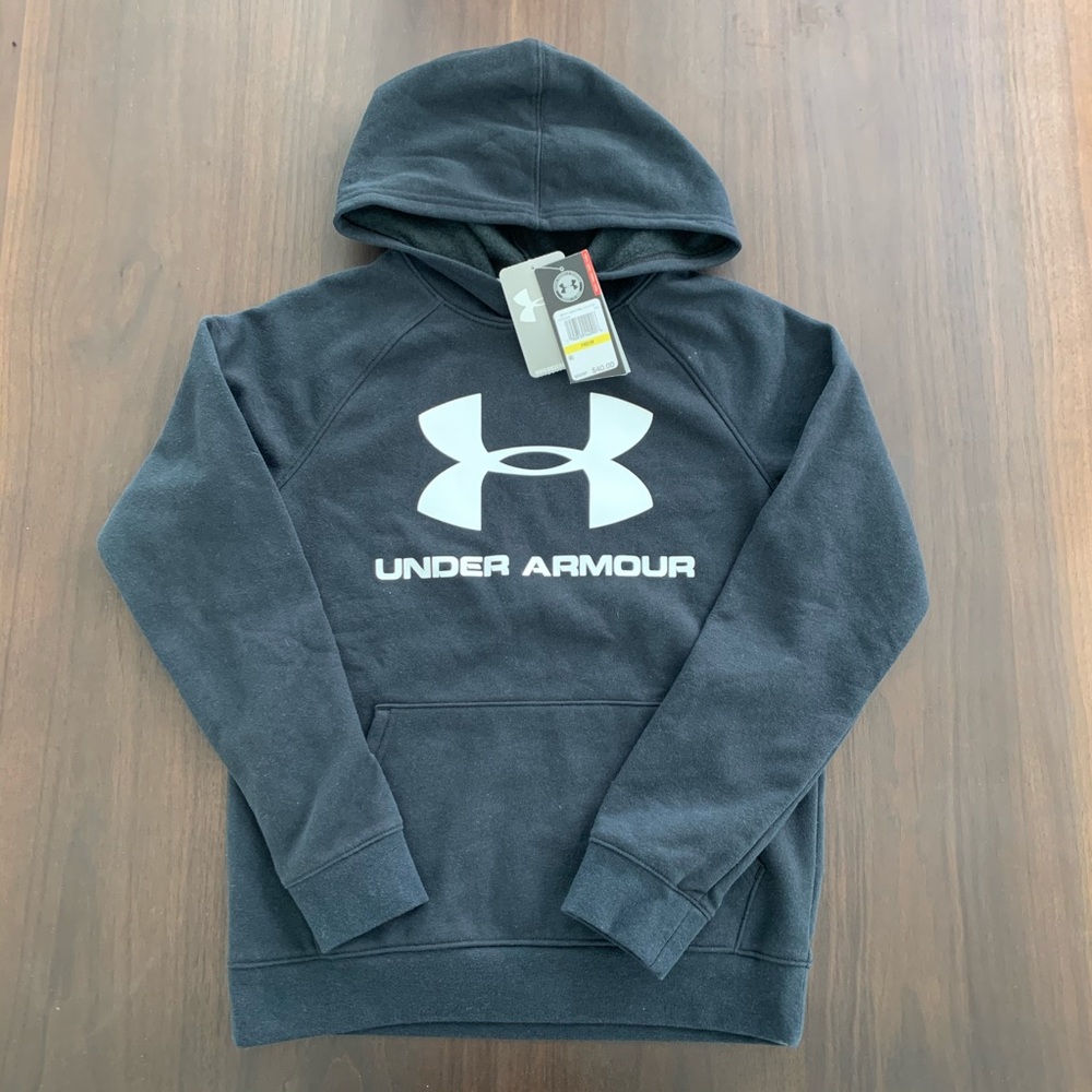 boys Under Armour black hoodie